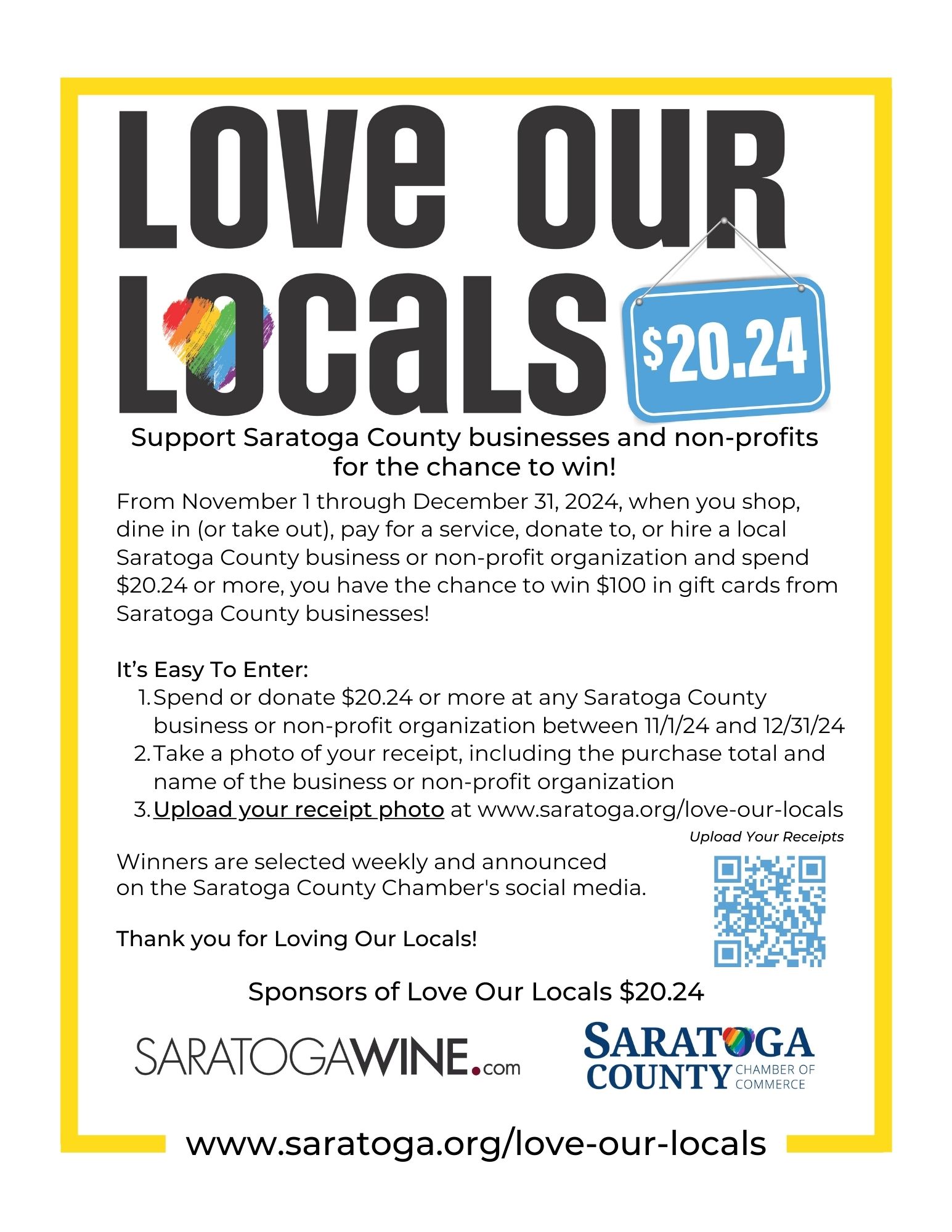 Love Our Locals 2024 Poster Love Our Locals 2024 Poster